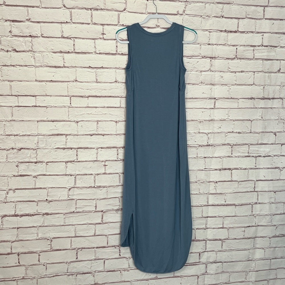 Simple Laguna Maxi Tank Dress Steel Blue Small Like New